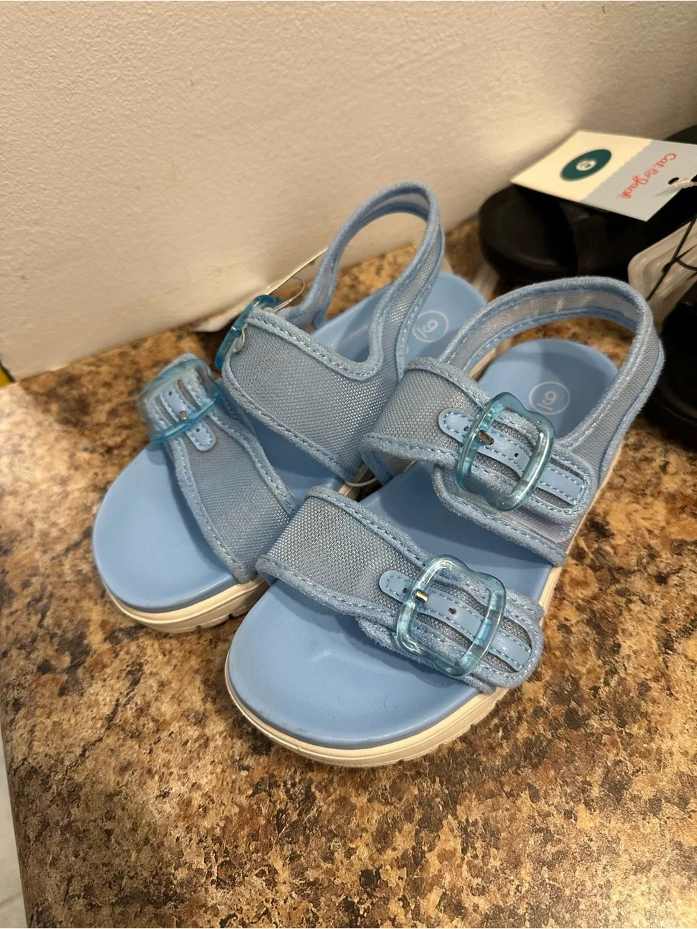 Cat & Jack Baby Blue Buckle Sandals